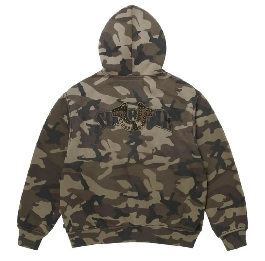 Supreme/True Religion Zip Up Hooded Sweatshirt SZ L
