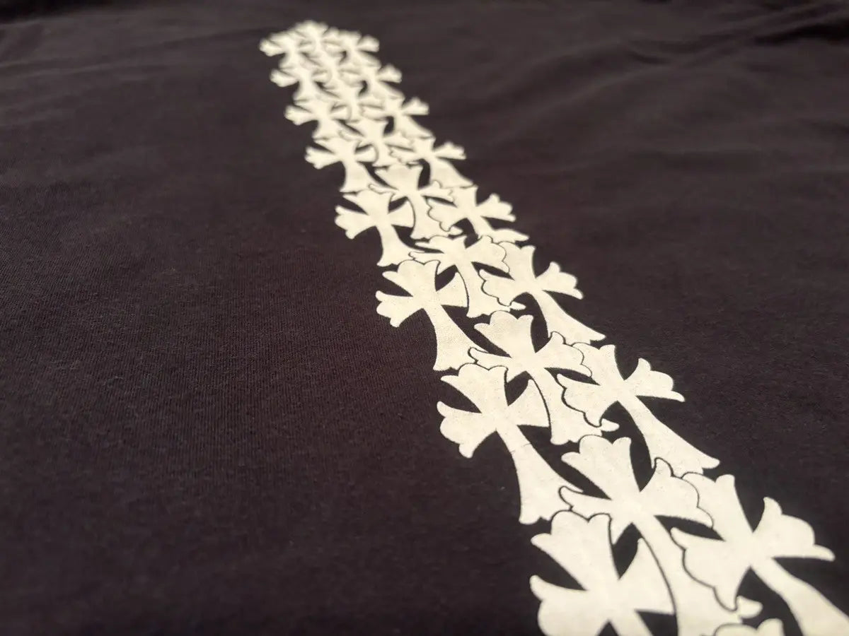 Chrome Hearts Cemetery Cross Tire Tracks Short Sleeve Tee SZ XXL