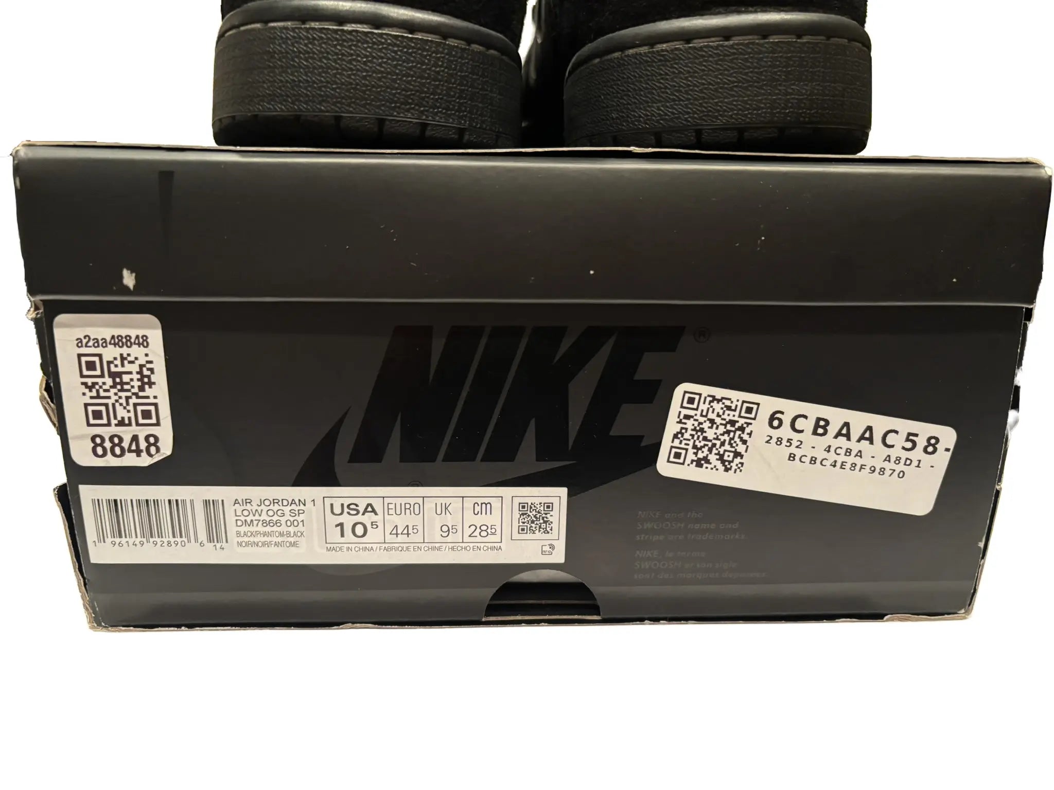 Travis Scott x Air Jordan 1 Retro Low OG SP 'Black Phantom' US 10.5
