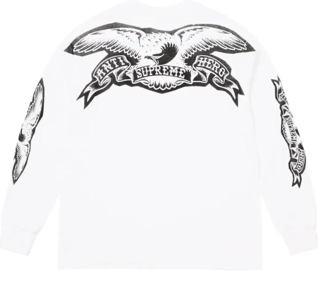 Supreme/ANTIHERO Eagle L/S Tee SZ XL