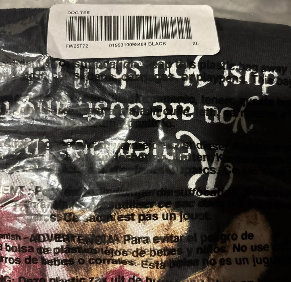 Supreme “Dust Tee” Black SZ XL