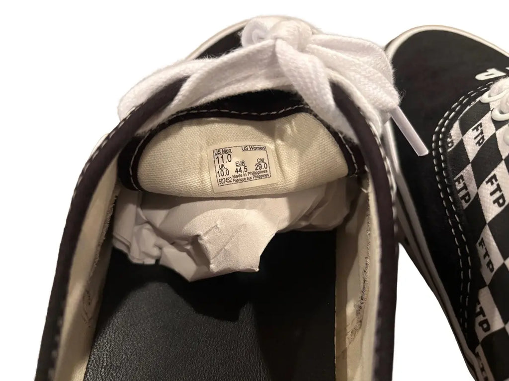Vans x FTP Authentic 44 Checkerboard US 11