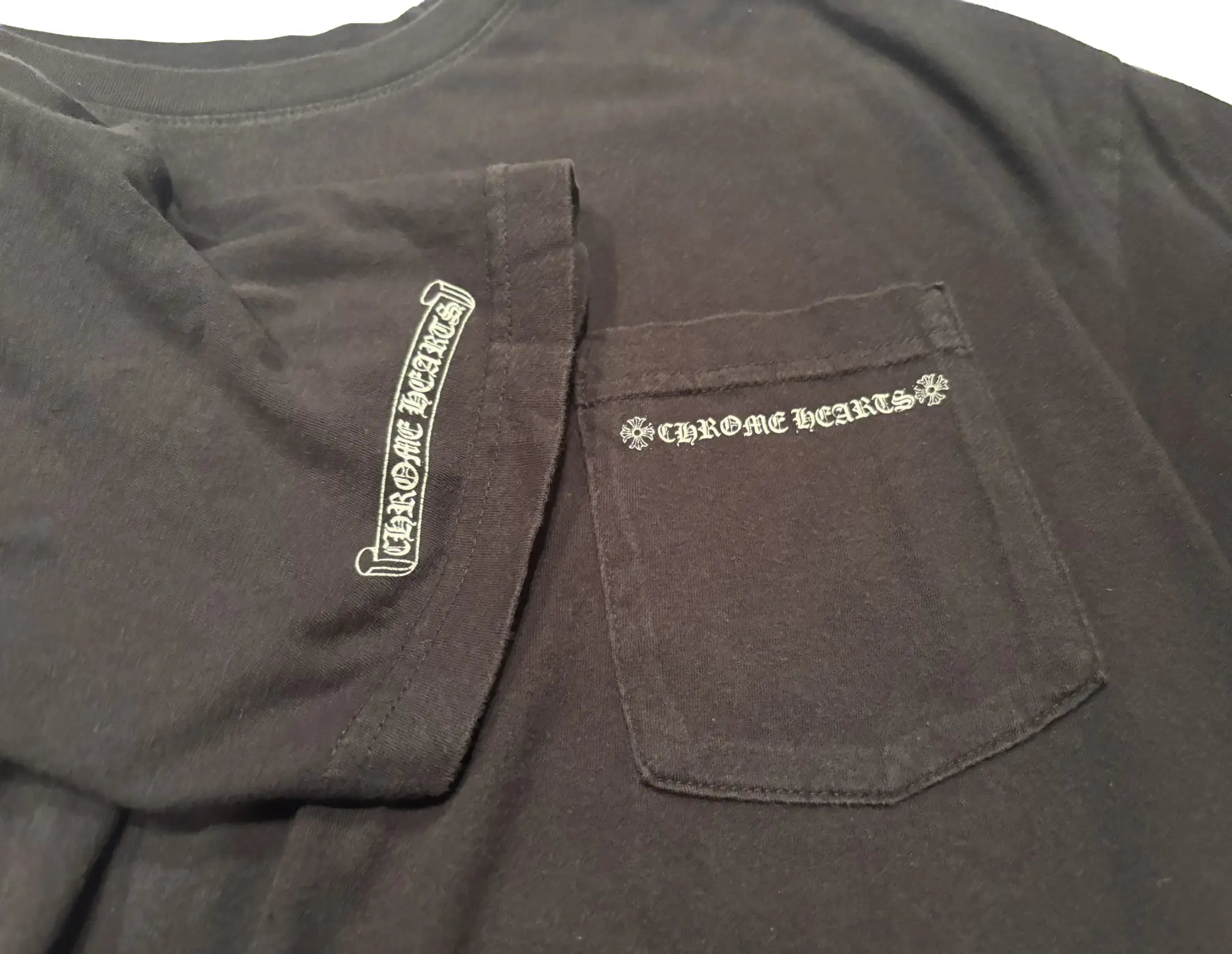 Chrome Hearts Cemetery Cross Tire Tracks Short Sleeve Tee SZ XXL