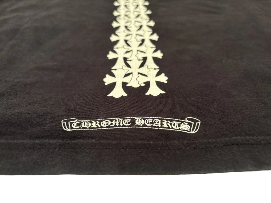 Chrome Hearts Cemetery Cross Tire Tracks Short Sleeve Tee SZ XXL