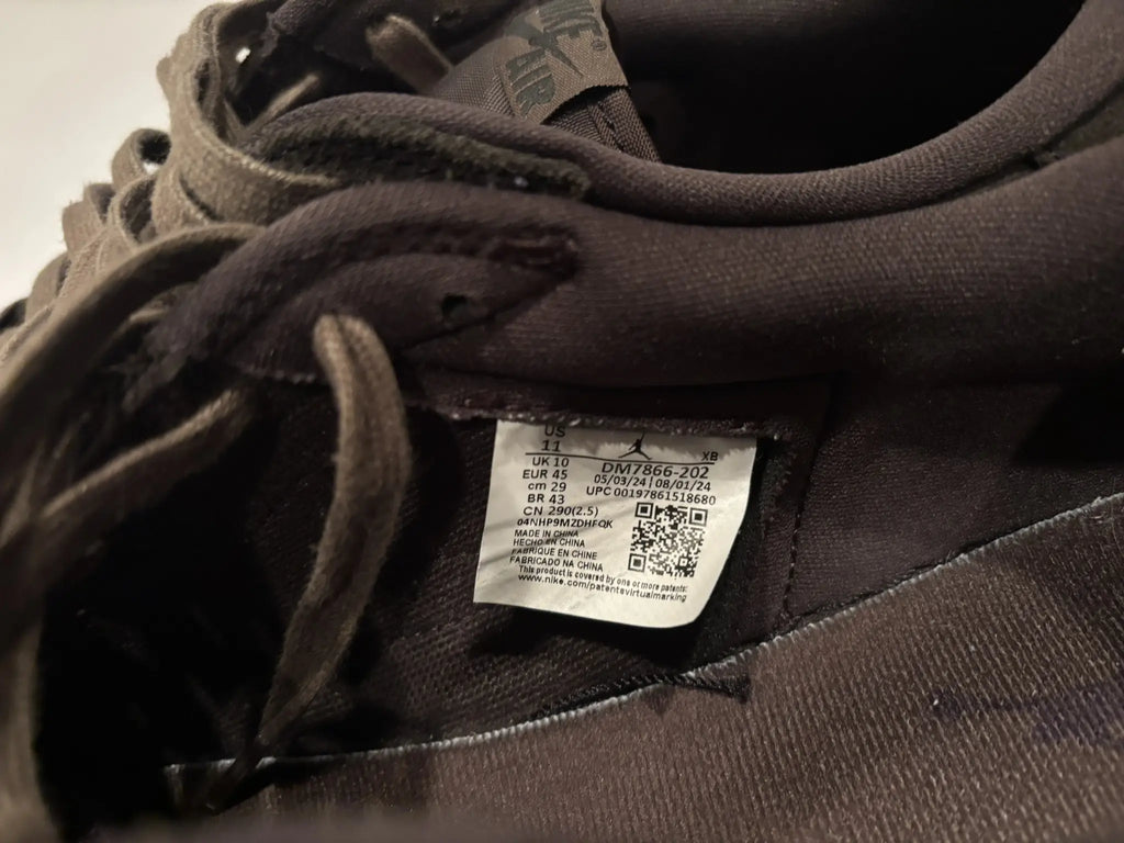 Travis Scott x Air Jordan 1 Retro Low OG SP 'Velvet Brown' US 11
