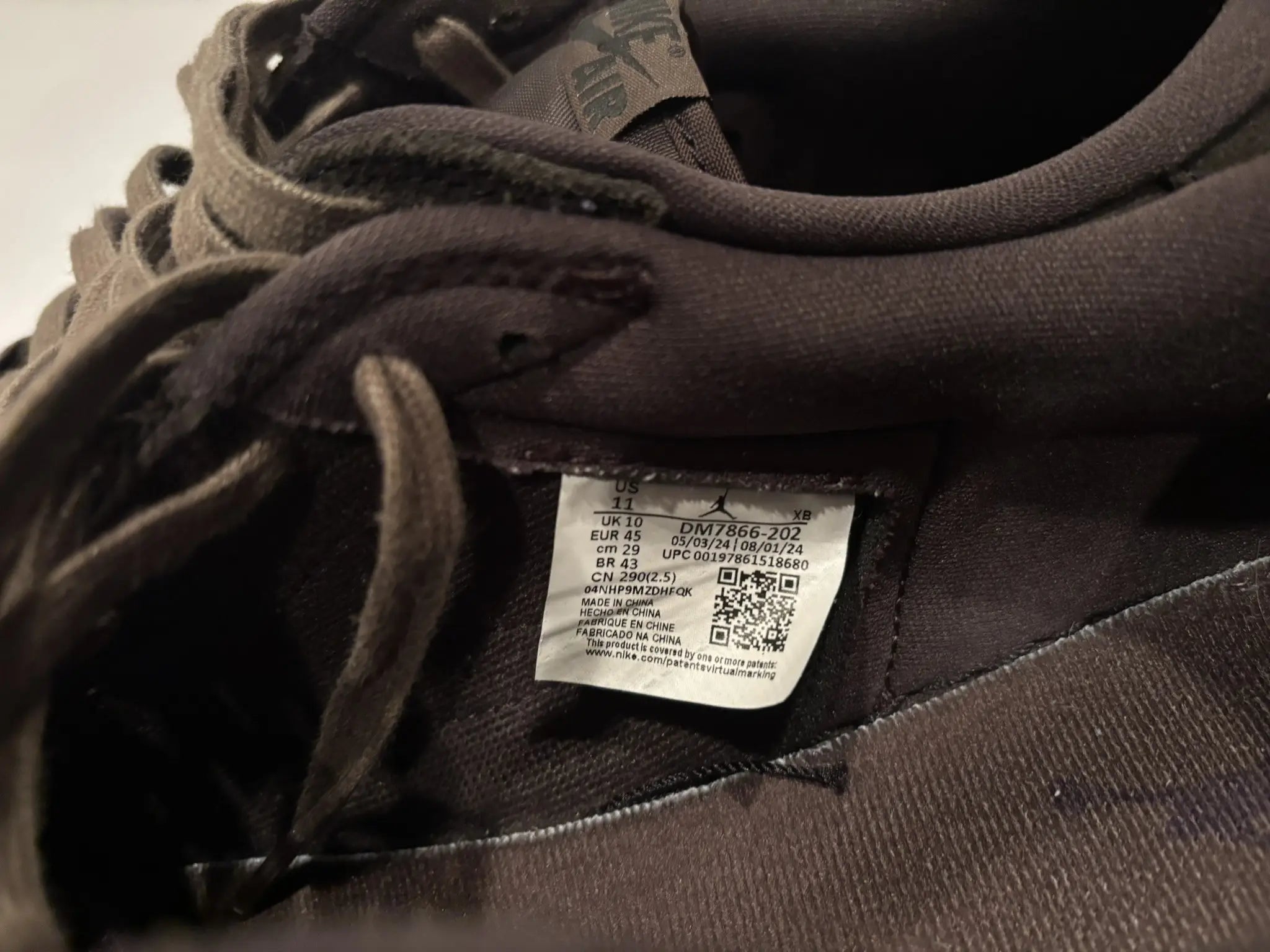 Travis Scott x Air Jordan 1 Retro Low OG SP 'Velvet Brown' US 11