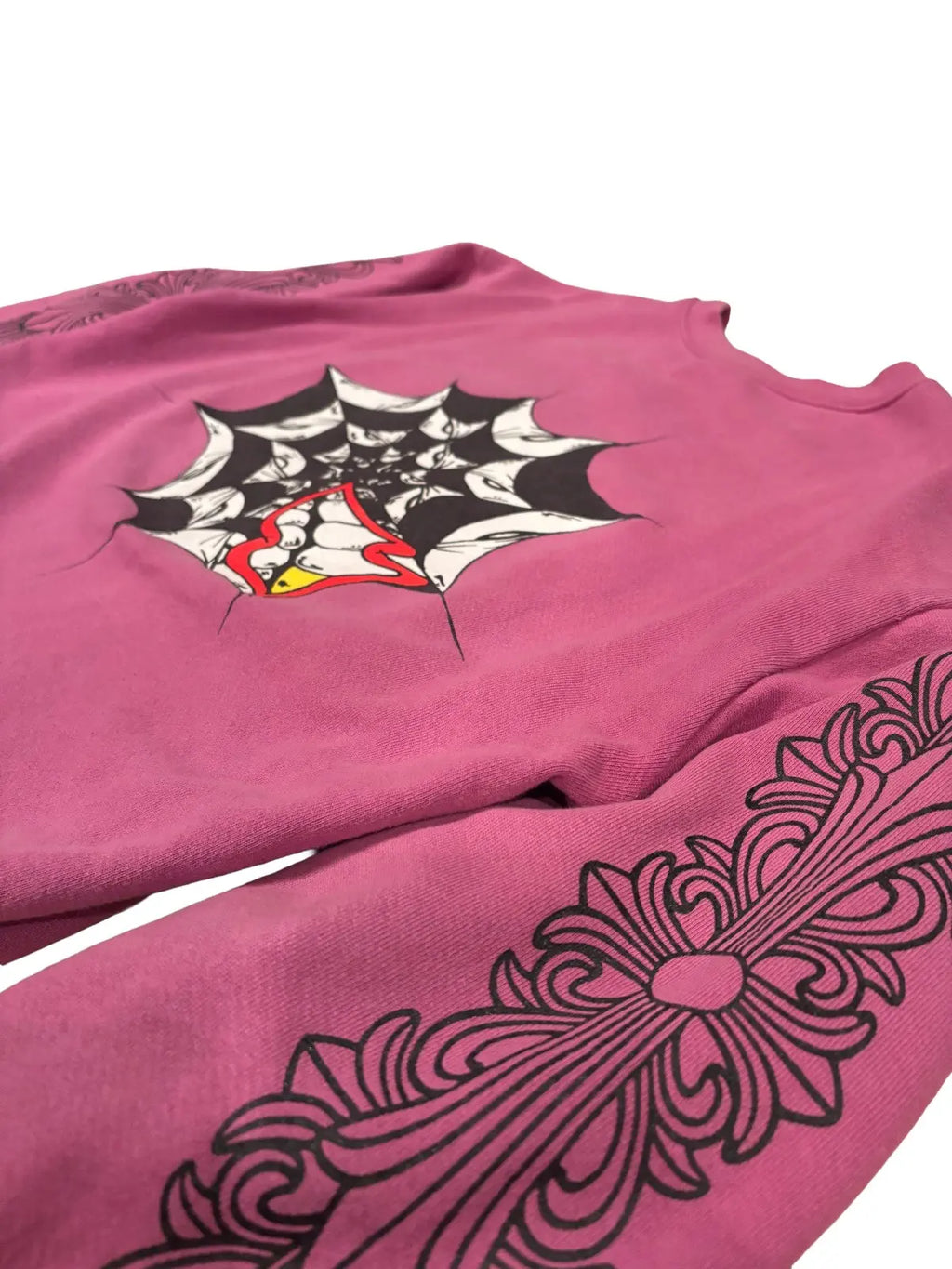 Signed Chrome Hearts x Matty Boy Spider Web Crewneck SZ XL