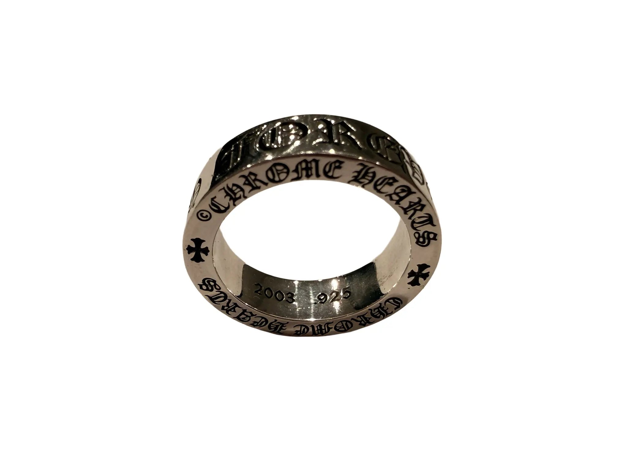 Chrome Hearts .925 Forever Spacer Size 8