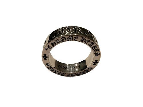 Chrome Hearts .925 Forever Spacer Size 8