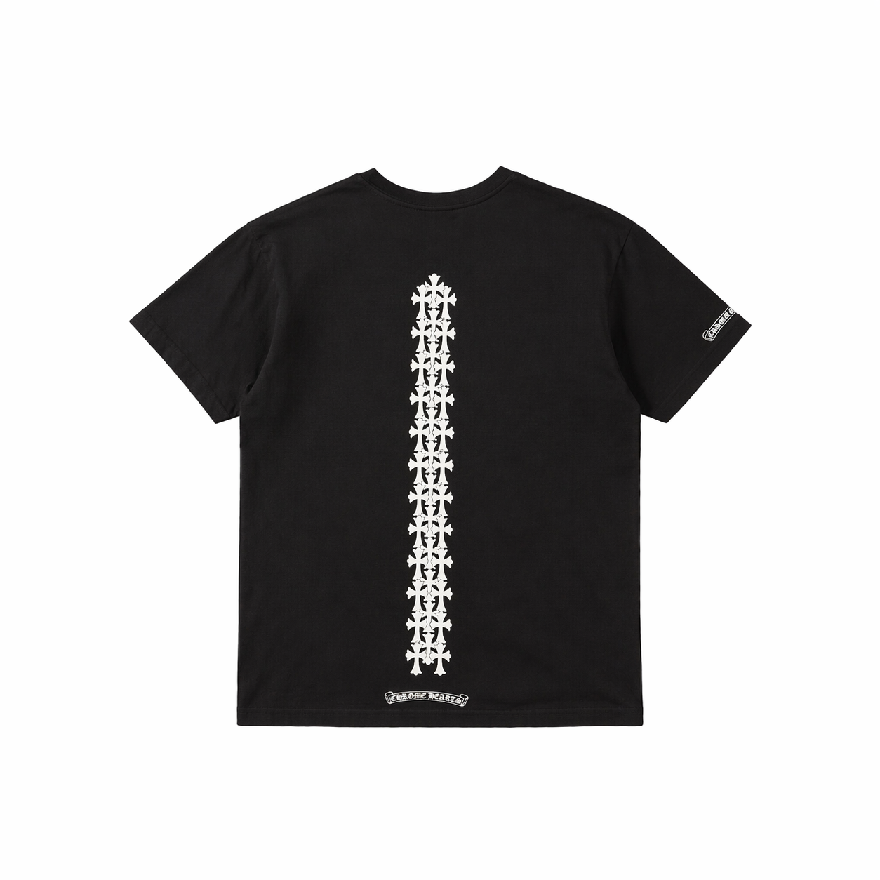 Chrome Hearts® Cemetery Cross Tire Tracks Short Sleeve Tee SZ XXL