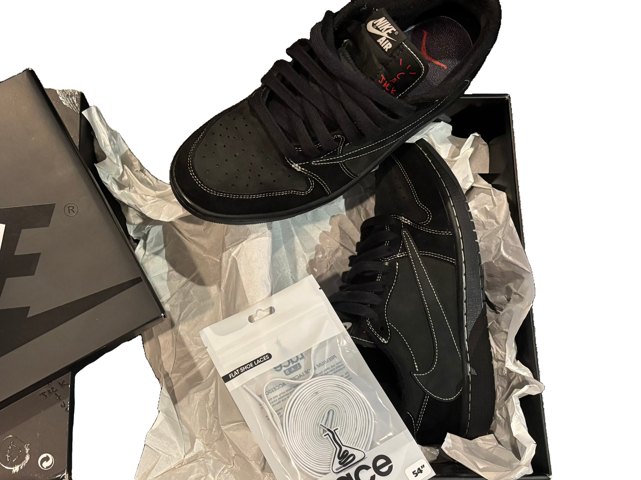 Travis Scott x Air Jordan 1 Retro Low OG SP 'Black Phantom' US 10.5