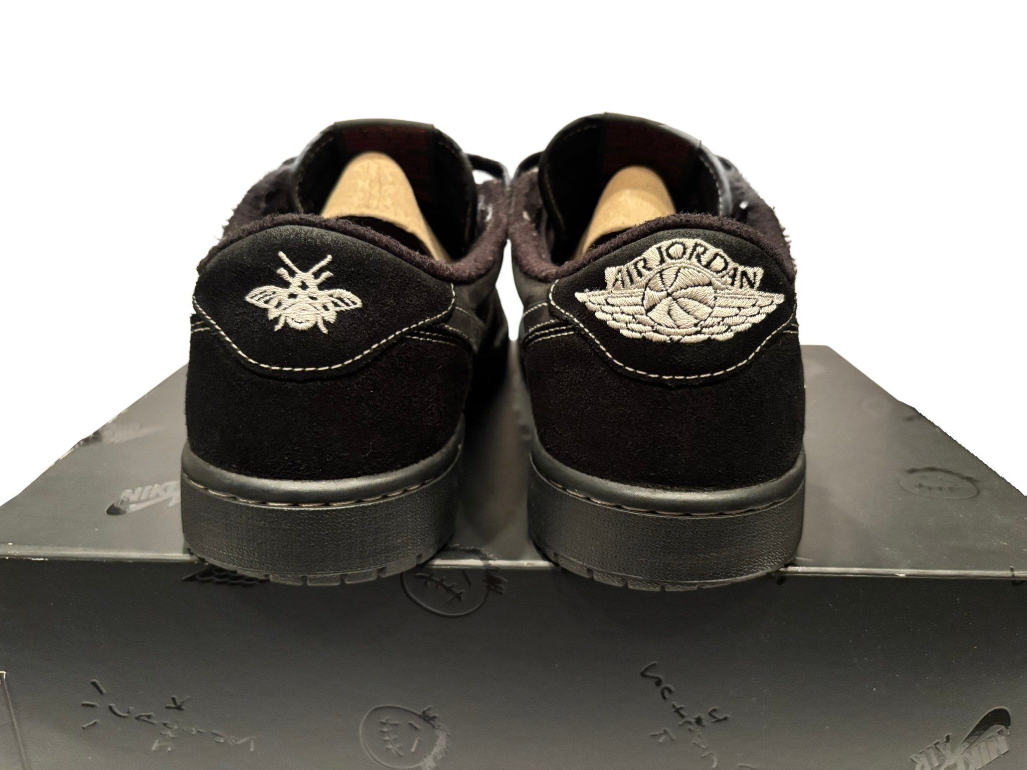 Travis Scott x Air Jordan 1 Retro Low OG SP 'Black Phantom' US 10.5