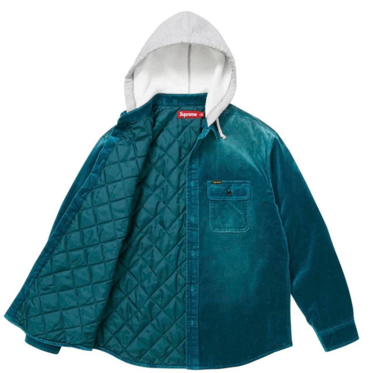 Supreme Quilted Liner Hooded Jacket【L】 Supreme Quilted Lined