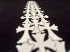 Chrome Hearts Cemetery Cross Tire Tracks Short Sleeve Tee SZ XXL