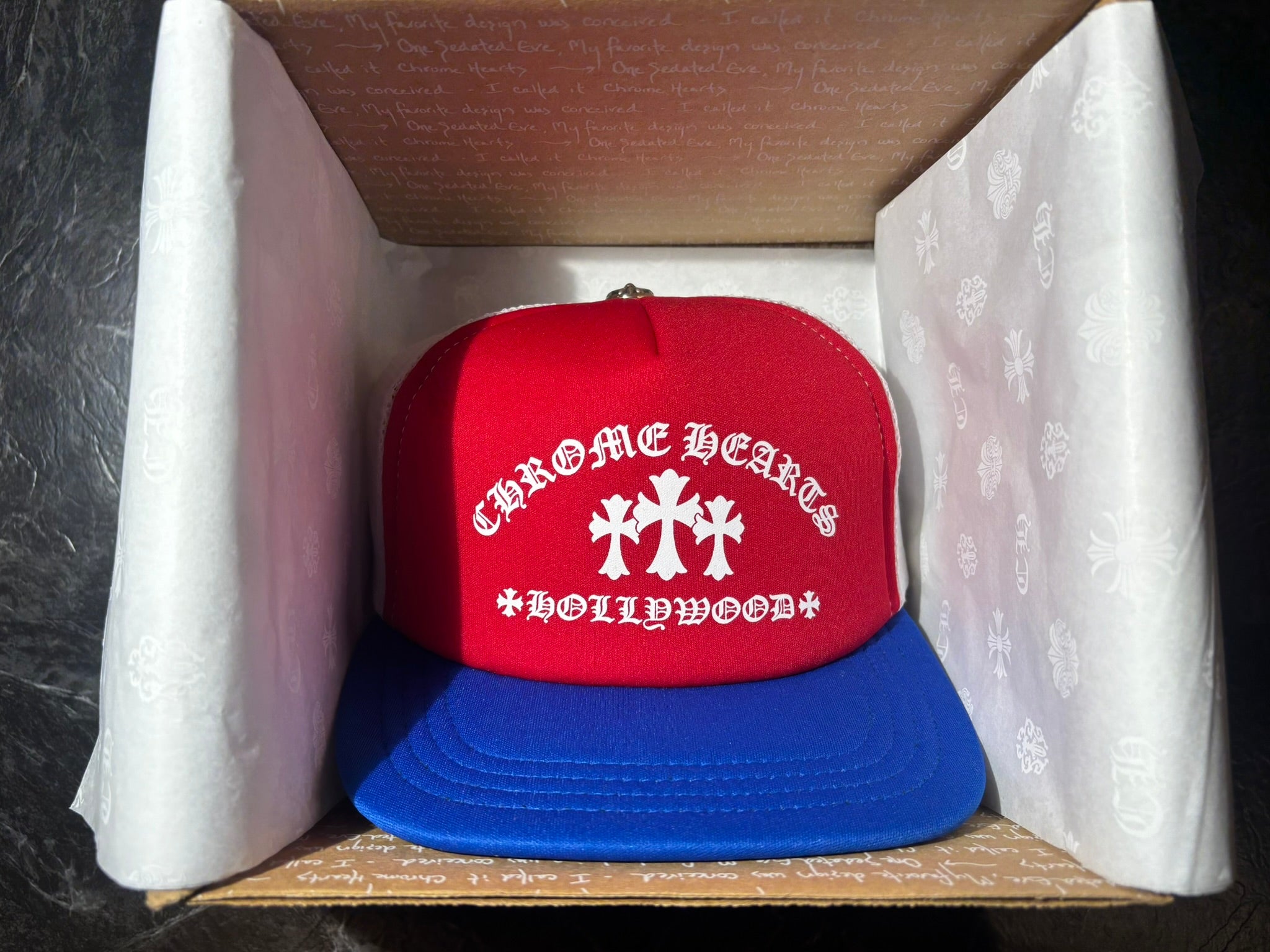 Chrome Hearts "July 4th" Exclusive Trucker Hat OS