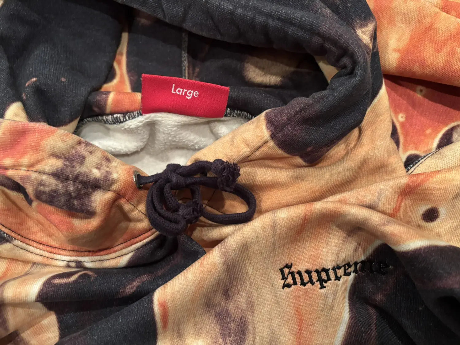 Supreme x Andres Serrano Blood and Semen Hoodie SZ L