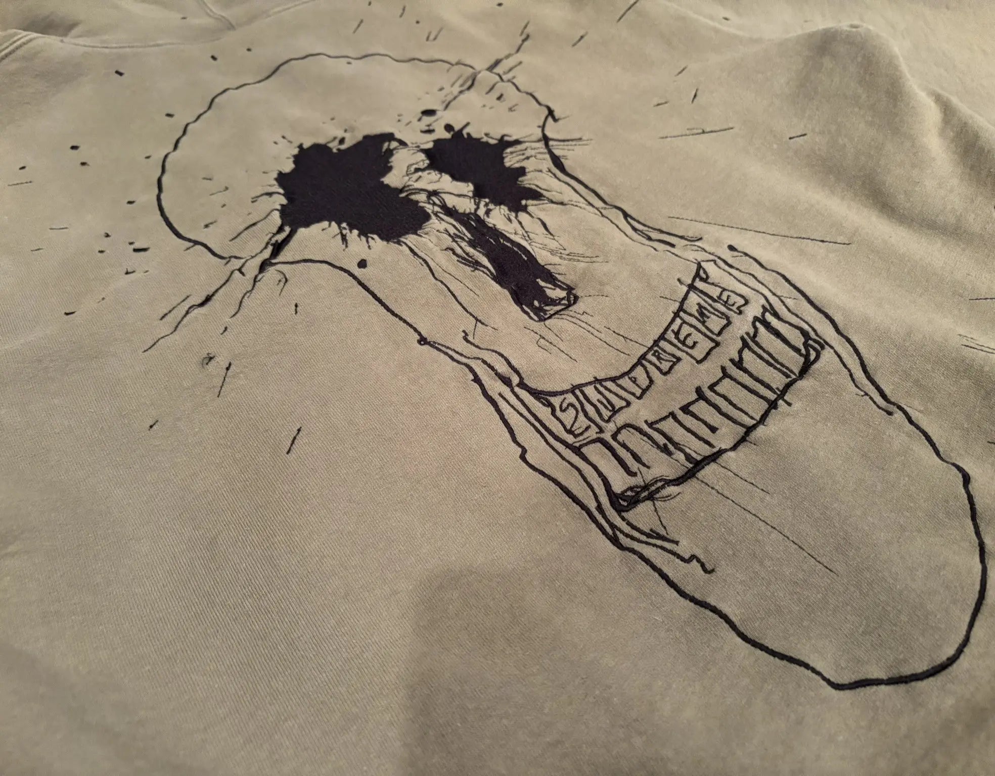 Supreme x Ralph Steadman Skull Hooded Sweatshirt SZ L