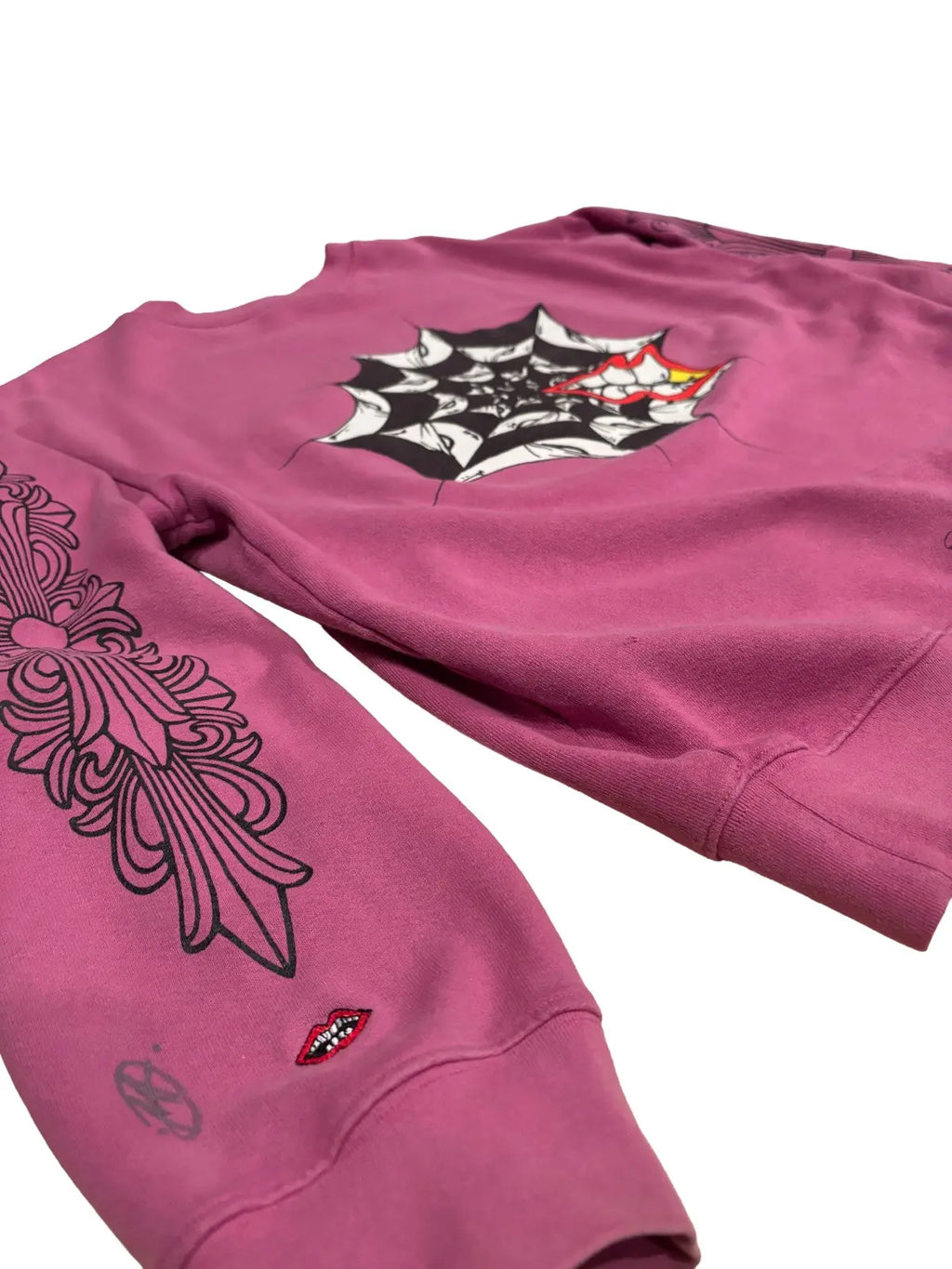 Signed Chrome Hearts x Matty Boy Spider Web Crewneck SZ XL