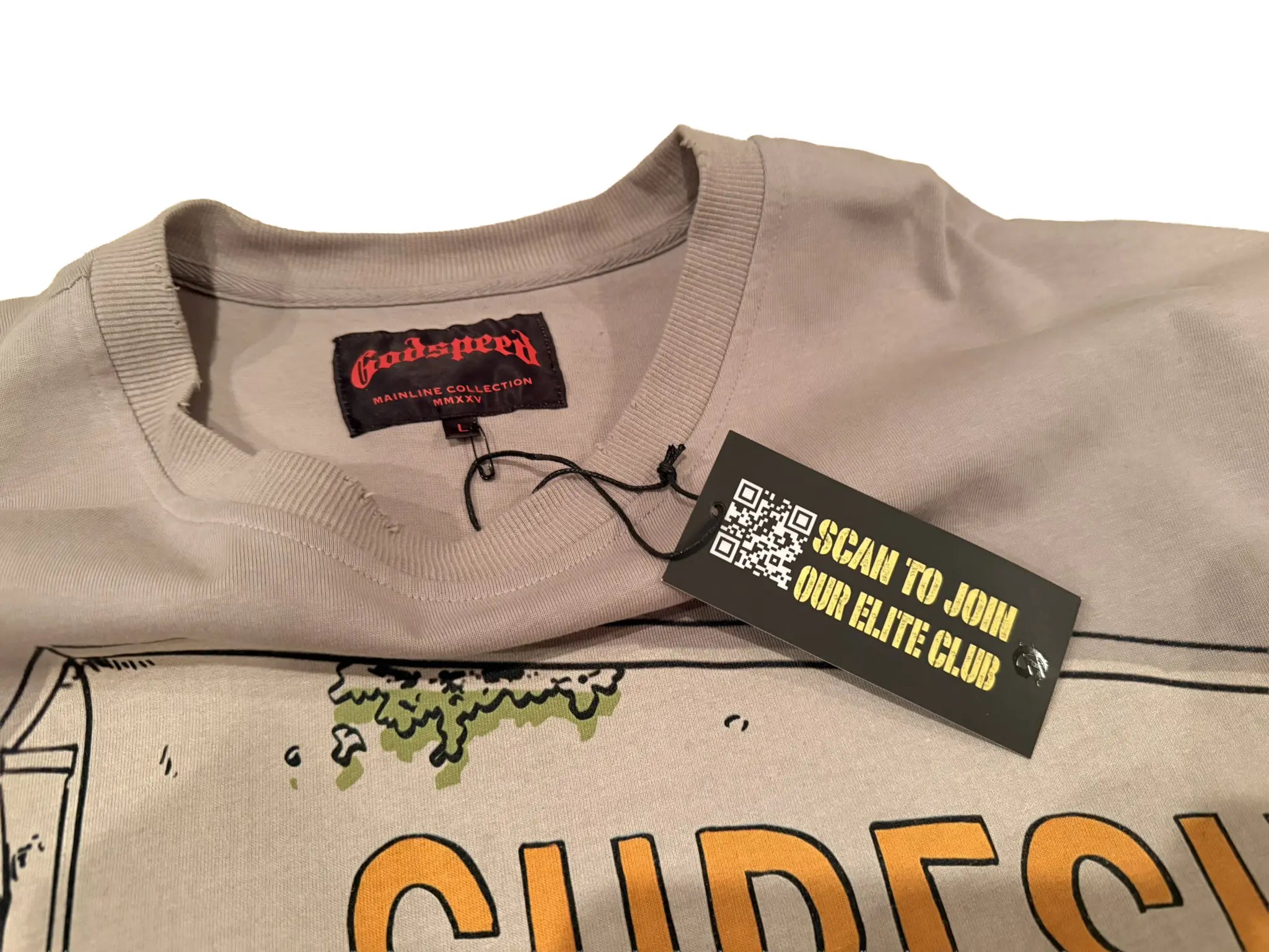 GodSpeed Surf Shop Tee SZ L