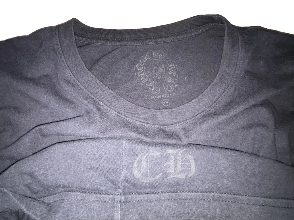 Chrome Hearts Cemetery Cross Tire Tracks Short Sleeve Tee SZ XXL