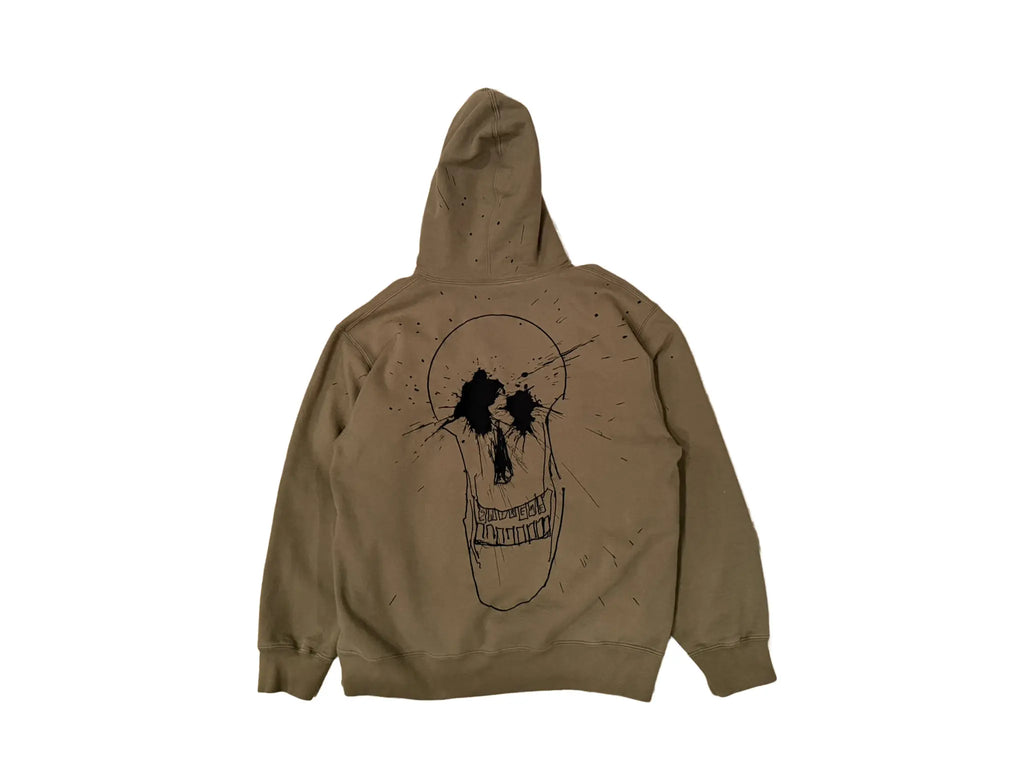 Supreme x Ralph Steadman Skull Hooded Sweatshirt SZ L
