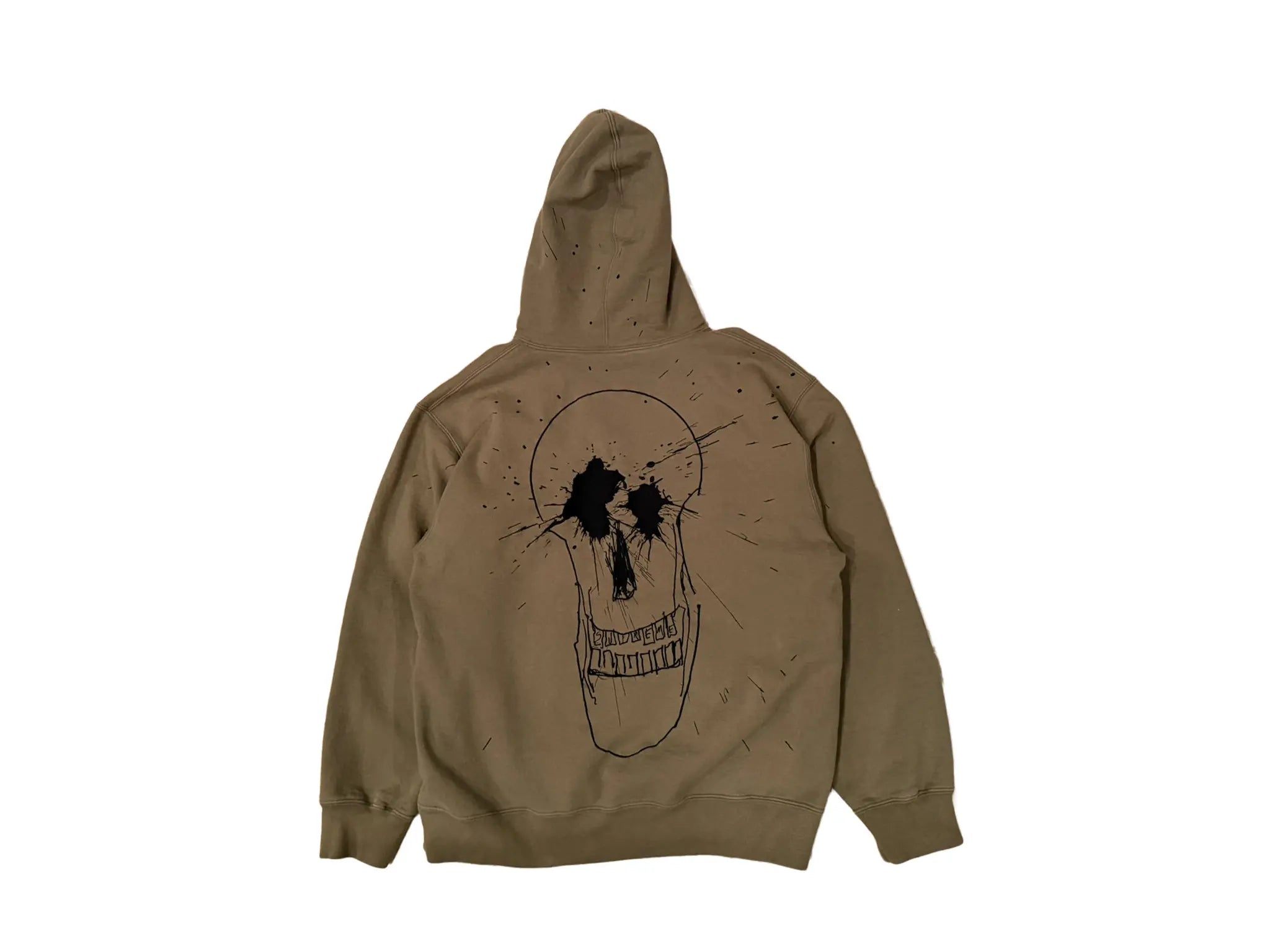 Supreme® x Ralph Steadman Skull Hooded Sweatshirt SZ L