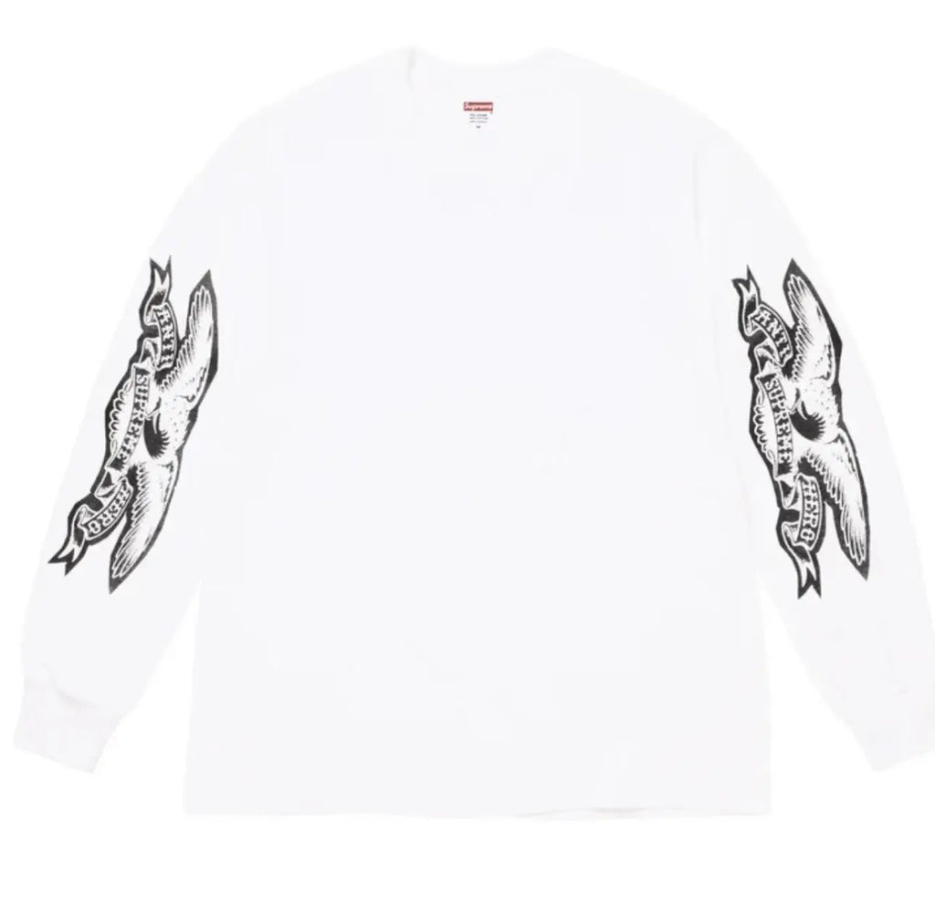 Supreme/ANTIHERO Eagle L/S Tee SZ XL